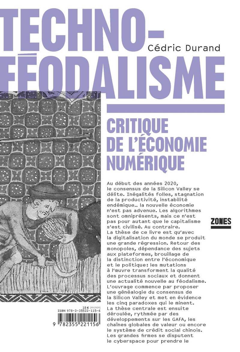 *Techno-féodalisme*, Cédric Durand